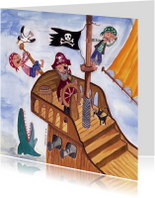 Stoeren Piraten Kinderkaart