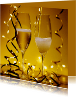 Uitnodiging Champagne Nieuwjaarsborrel