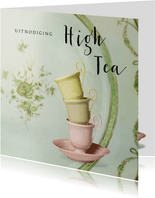 Uitnodiging High Tea scrapbook China