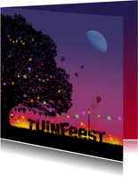 Uitnodiging Tuinfeest nacht