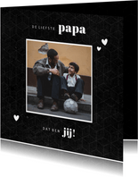 Vaderdagkaart liefste PAPA met foto grafisch