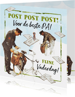 Vaderdagkaart post post post voor de beste pa