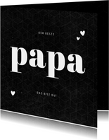 Vatertagskarte 'der beste Papa'