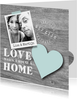 Verhuiskaart Love Home Foto