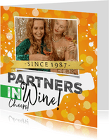 Wenskaart partners in wine