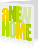 Woorden A New Home Lime - BK