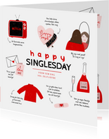 Zomaarkaart happy singlesday