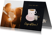 Foto-Grußkarte 'My cup of tea'