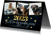 Fotocollage nieuwjaarskaart 2023 bijzonder jaar
