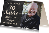 Einladungskarten 70 Geburtstag Kaartje2go