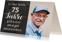 Einladungskarten 75 Geburtstag Kaartje2go