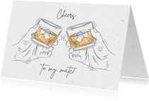 Glückwunsch-Geburtstagskarte Whisky