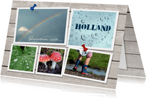 Hollandse groeten - fotokaart
