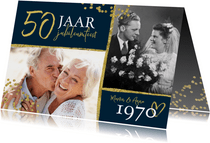 Verwonderlijk Uitnodiging 50 jaar getrouwd - 50 jarig jubileum | Kaartje2go SF-49