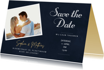 Save the Date schoolbord hip
