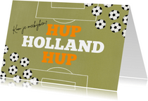 Uitnodiging TV WK voetbal kijken hup holland hup oranje