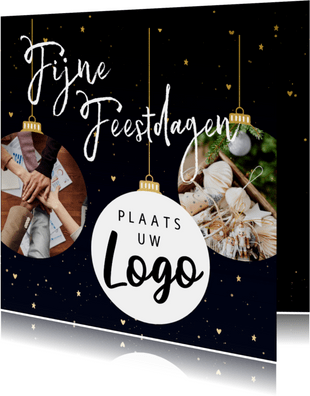 Zakelijke Kerstkaarten Met Logo Bestellen | Kaartje2go