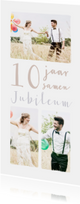 Jubileum collage 10  jaar 3 foto's