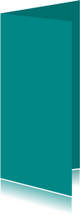 Turquoise dubbel langwerpig