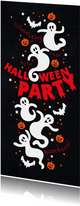 Uitnodiging Halloween party kinderen
