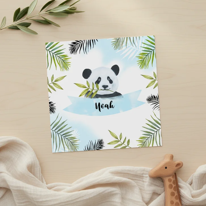 Geboorte pandabeertje tropisch