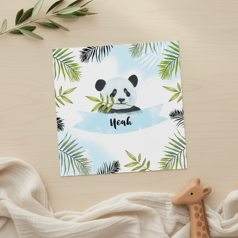 Geboorte pandabeertje tropisch