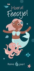 Kinderfeestje zeemeermin vissen octopus thema