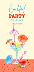 Menu cocktail kids 0% alcohol