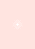 Minimalistisch geboortekaartje met zonnetje in roze & koper Achterkant