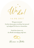 Save the date trouwkaart mediterraans citroenen zomer Achterkant