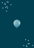Uitnodiging verjaardagskaart 50 vijftig ballonnen confetti Achterkant