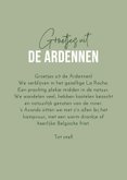Ansichtkaart foto's groetjes uit ardennen dennentakjes 3
