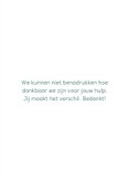 Bedankkaart in verschillende talen 3