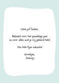Bedankkaart lieve juf flamingo 3