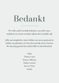 Bedankkaart natuur bos waterverf afscheid uitnodiging foto 3