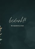 Bedankkaart zakelijk envelop met bloemen 3