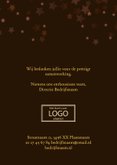 Bedankt voor de samenwerking - golden - Zakelijke kerstkaart 3