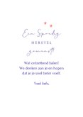 Beterschap fleurig met prachtig boeket gemengde bloemen 3