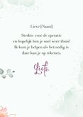 Beterschap hertje met bloemen 3