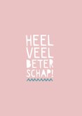 Beterschap pastel letters 2