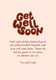 Beterschapskaart bloemen get well soon 3