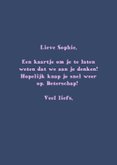 Beterschapskaart boeket met bloemen 3
