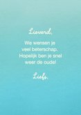 Beterschapskaart kikker met ballon 3