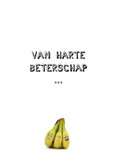 Beterschapskaart met bananen met gezichtjes 2