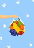 Beterschapskaart met een tas vol vitamientjes 2