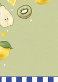 Beterschapskaart met fruit in Italiaanse stijl 2
