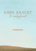 Beterschapskaart met hert bomen en psalm 42 3