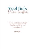 Beterschapskaart met mooie warme kleuren 3