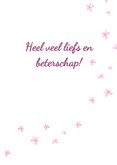 Beterschapskaart met vaas met kleurige veldbloemen 3