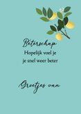 Beterschapskaart - Takken van een citroenboom 3